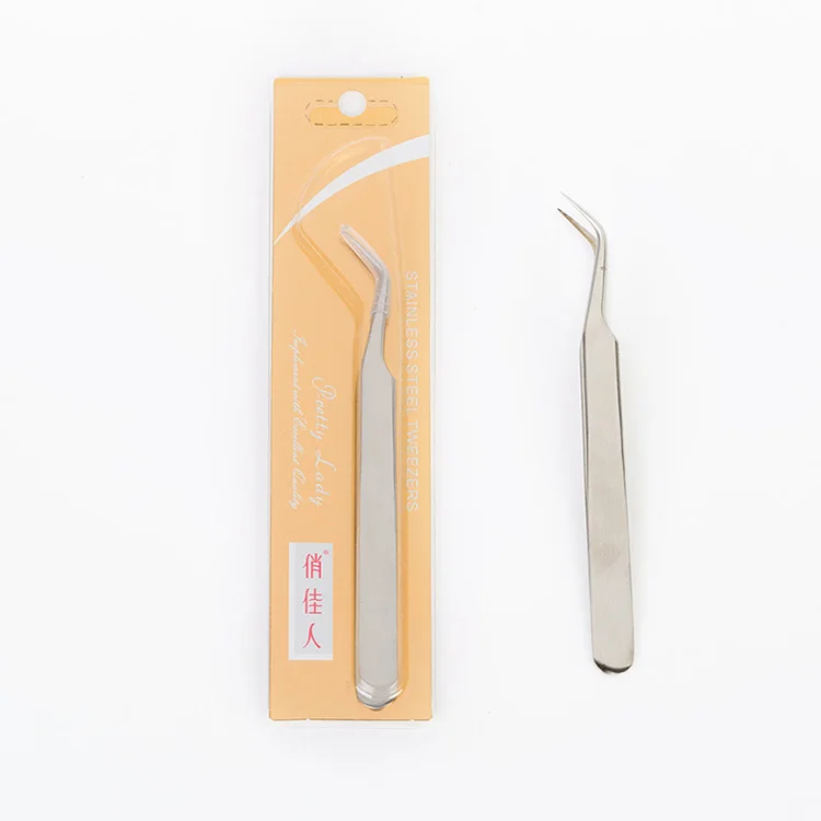NAVINA 1pcs New Stainless Steel Industrial Anti-static Tweezers watchmaker Repair Tools  Eyebrow Tweezer Eyelash tweezer 4