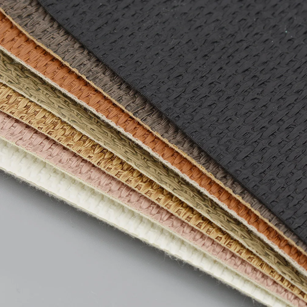 

A4 21x29cm Synthetic Faux Leather Fabric Embossed Weaving Grain Leather For Bows Bags Shoes Diy Sewing Crafts