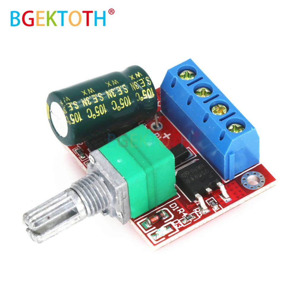 

Mini DC-DC 4.5V-35V 5A 90W PWM DC Motor Speed Controller Module Speed Regulator Control Adjust Adjustable Board Switch 12V 24V