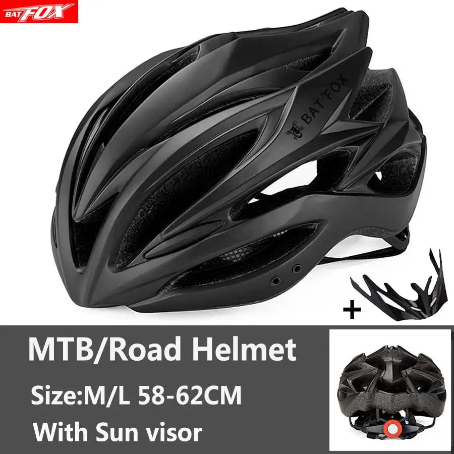 BATFOX-Cycling-Helmet-Women-Men-Bicycle-Helmet-MTB-Bike-Mountain-Road-Cycling-Safety-Outdoor-Sports-Lightweight