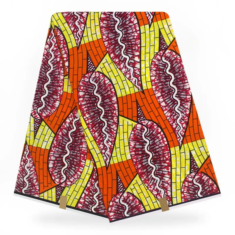 Сохраняющаяся мягкая восковая большая нигерийская африканская парафинированная ткань с принтом хлопковая ткань голландский батик ткань для шитья