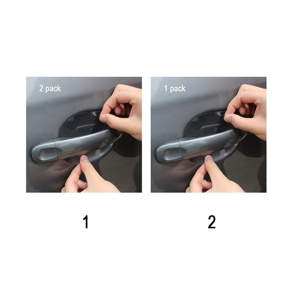 4/8PCS Transparent car handle protection film car exterior automotive