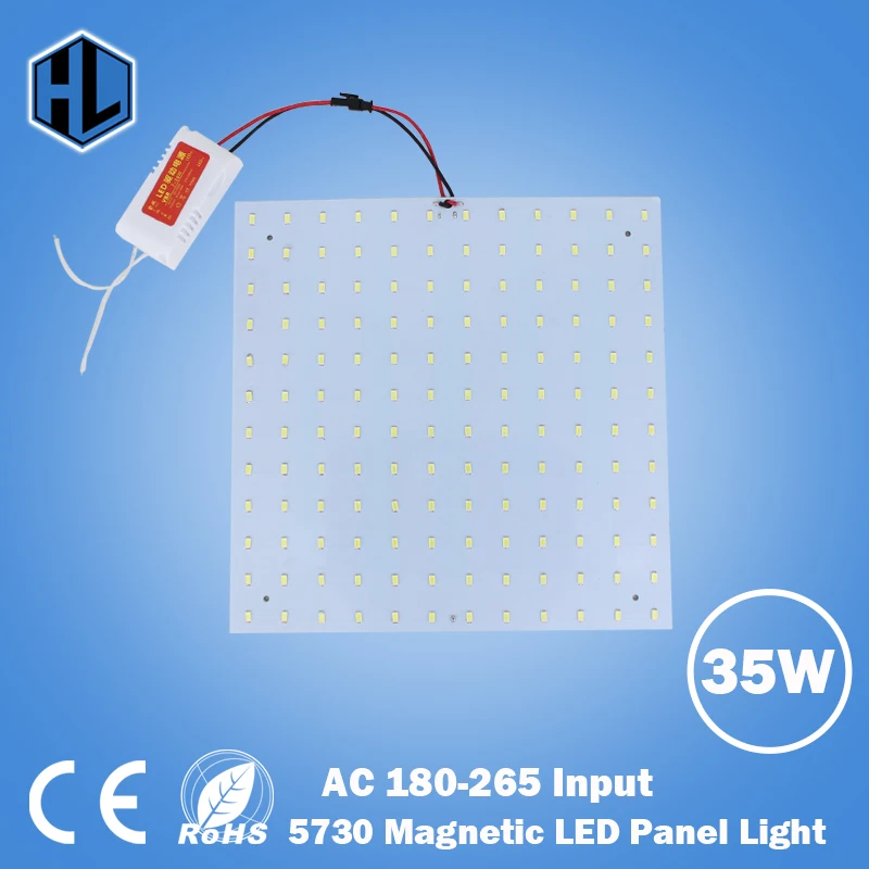Бесплатная доставка 180-265 В площадь 35 Вт SMD5730 Магнитная Светодиодный потолком лампочка светодиодный Панель лампы для замены потолок свет