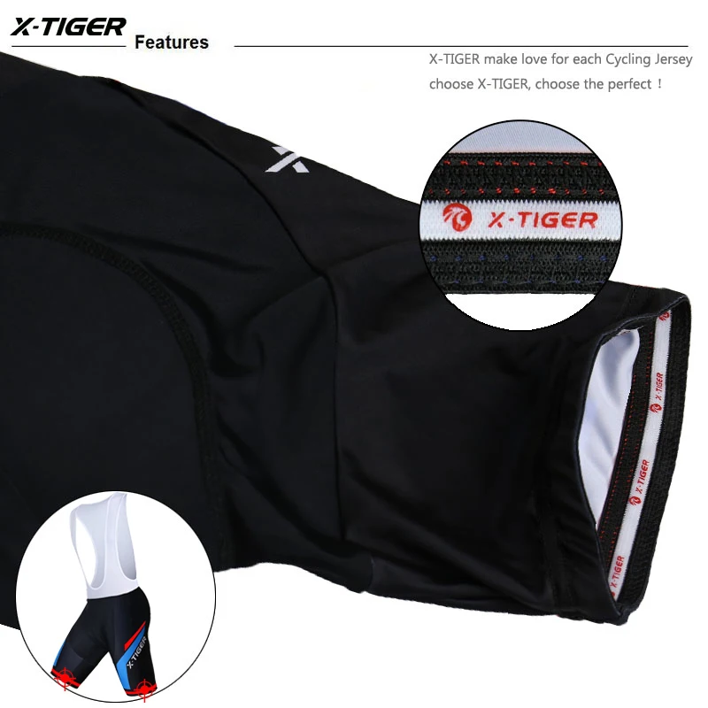 X-Tiger 2019 Лето Велоспорт без рукавов Джерси Набор для велоспорта Одежда костюм дышащая одежда для велосипеда для мужчин