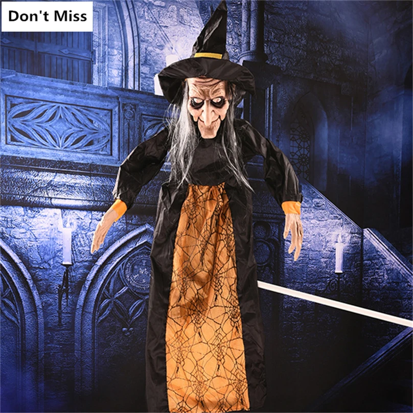 

Devil Horror Halloween Hanging Ghost Electric Haunted House Hanging Grim Reaper Horror Props Bar Club Halloween Decorations