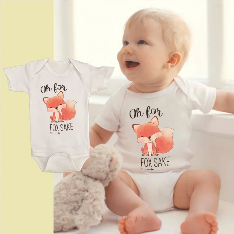 الصيف المولود الجديد ملابس الطفل الفتيان الكرتون الثعلب السروال القصير 18-24 M للجنسين الطفل السروال القصير لطيف الكرتون الحيوان الملابس مجمو...