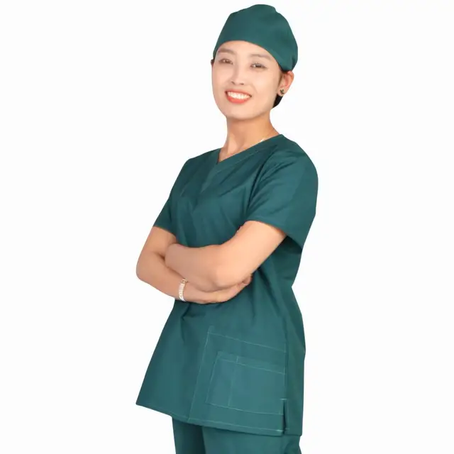 Buy Green medical scrub suit brand excellent quality