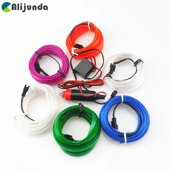 

car design DIY EL cold line flexible decoration mold Trim strips for light motorcycles and cars