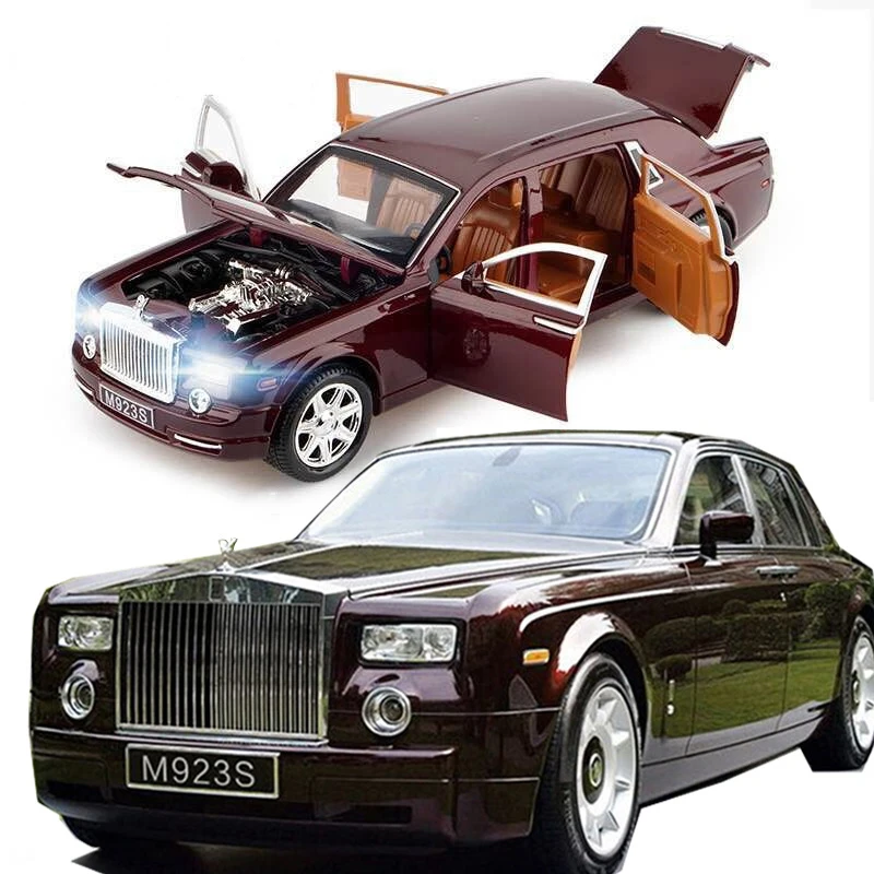 

1:24 Diecast Car for High grade Rolls Alloy Model Car Metal Toy with Sound/Light/Pull Back Function for Adult Kid Collection