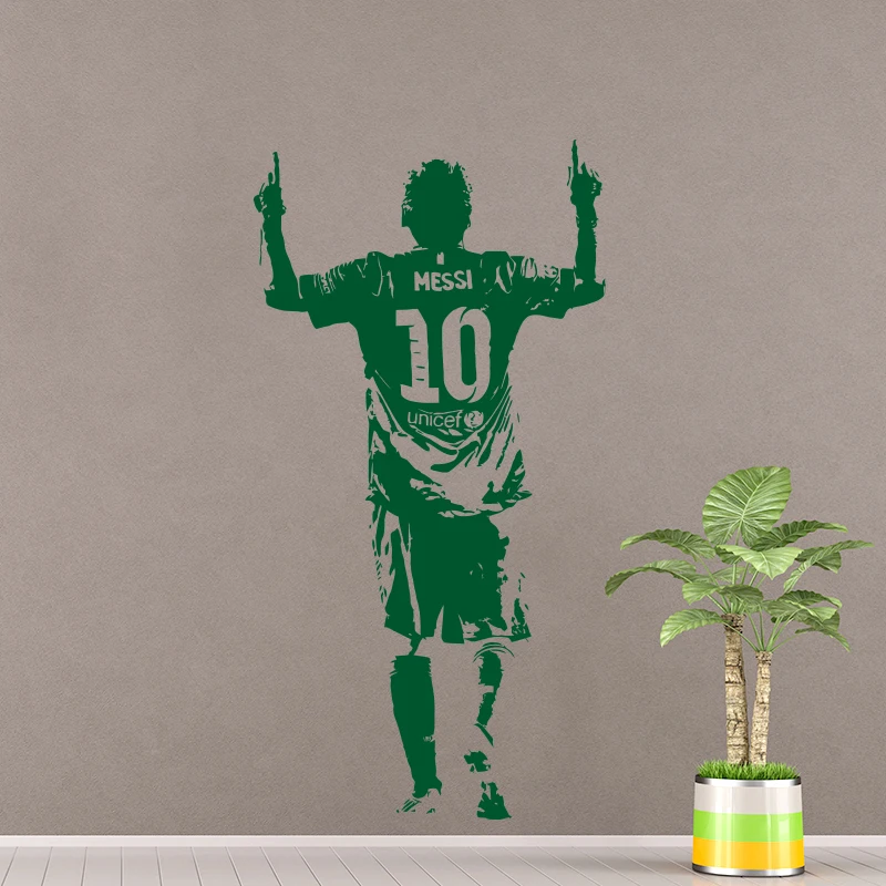 Desain Kamar Rumah Stiker Decals Messi 4