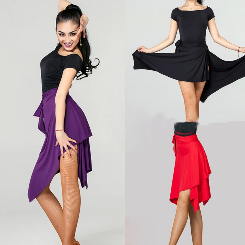 Latin-Dance-Skirt-For-Women-Black-Purple-Red-Color-Professional-Sumba-Dancing-Skirt-Adult-Cheap-Stage