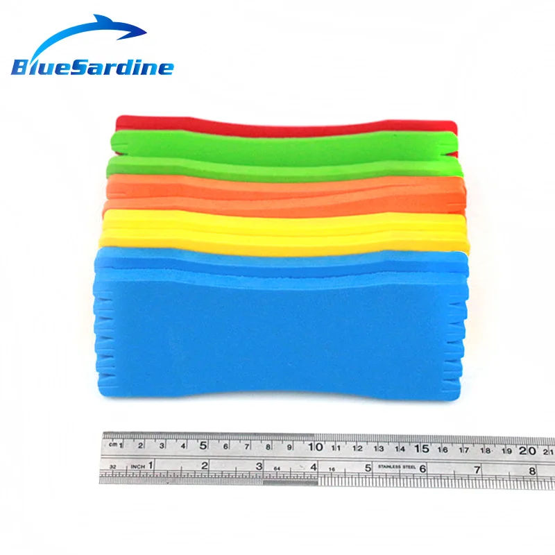 

BlueSardine 10PCS Foam line board hanging EVA Winding Board Accessories 16.5cm*6.5cm*0.8cm Fishing Tackle Box