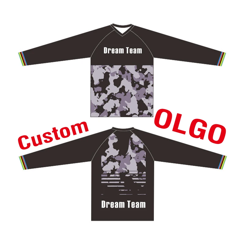 

Fishing Team Clothes Custom Cycling Jerseys Fishing Clothing Design Team competition DIY LOGO Customized Downhill Jersey Shirt