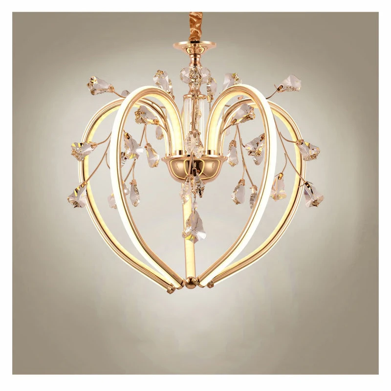 

unique design homelight modern living room dining room pendant lighting 78W contemporary K9 crystal hanging pendant lights