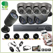 8CH 960 H DVR 8 шт. 1200TVL наружная защищенная от атмосферных воздействий cctv камера домашняя камера безопасности 8CH DVR комплект+ 1 ТБ/2 ТБ HDD жесткий диск