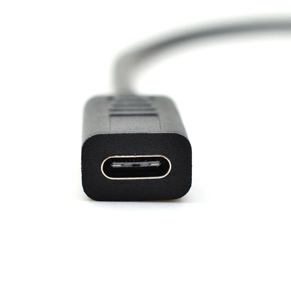 مصغرة كابل يو اس بي 5 دبوس الذكور إلى الإناث USB 3.1 نوع C إلى بيانات مصغرة مهائي كابلات تحويل كابل شحن طول 25 سنتيمتر