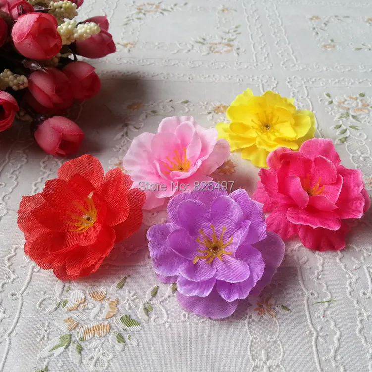 Wedding Decoration Home Decor Artificial Silk Real Touch Flowers Head