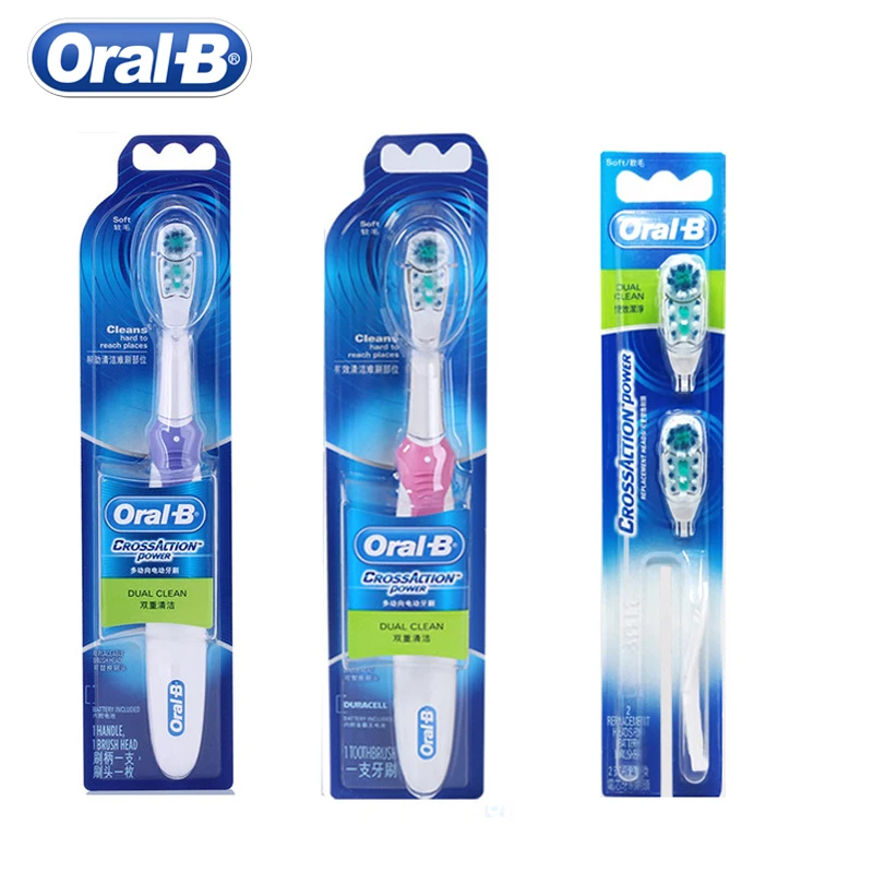 Электрическая зубная щетка Oral B для взрослых водонепроницаемая мягкая щетина с