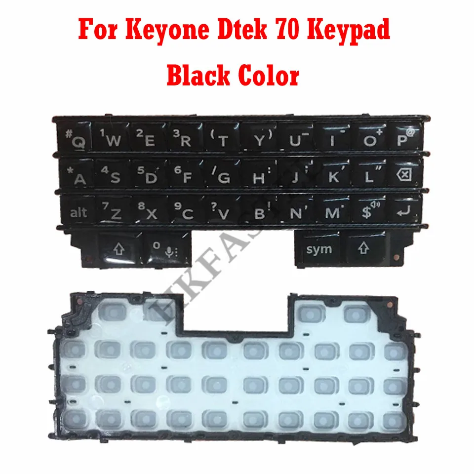 HKFASTEL keyboard For BlackBerry keyone Dtek70 Original Mobile Phone Button Flex Cable Keypad For keyone replace Housing Cover