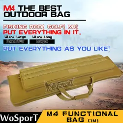WoSporT уличный военные, армейские, охотничьи ружья сумка войны игры для ружья Carry обновления защиты корпуса 100 см M4 Функциональная сумка