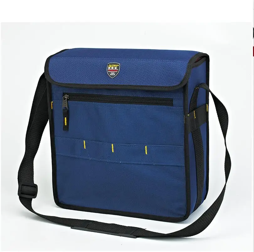 

FASITE Large size Professional Electricians Tool Bag Hard Plate Kit tool bag Set Kit Bag Blue