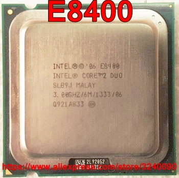 Procesador Original Intel Core 2 Duo CPU E8400, 3,0 GHz, 6M, 1333, doble núcleo, 775, envío gratis, E8500, E8600