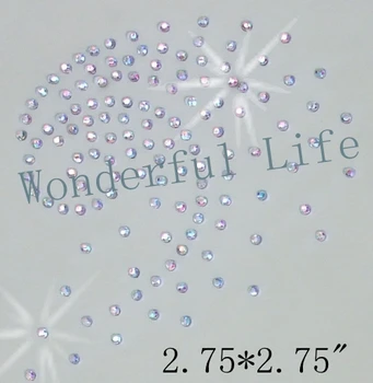 

A quality Wonderful Life hotfix rhinestones heat transfer design SPIRAL SPLASH for cloth