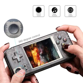 

3 inch Full Color Screen Mini Retro Handheld Game Console 64Bit 16GB Built-in 3000 Classic Games Support For NEOGEO/CP1/CP2