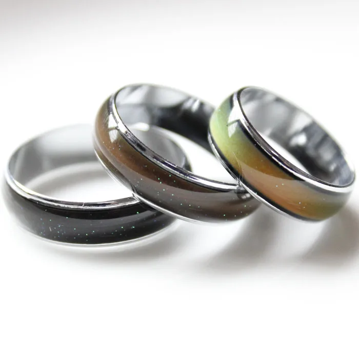 

10 Pcs/Lot Couple Ring Vintage Temperature Discolor Party Rings For Women And Men Finger Rings Ethnic Bijoux Lovers Gift Anel