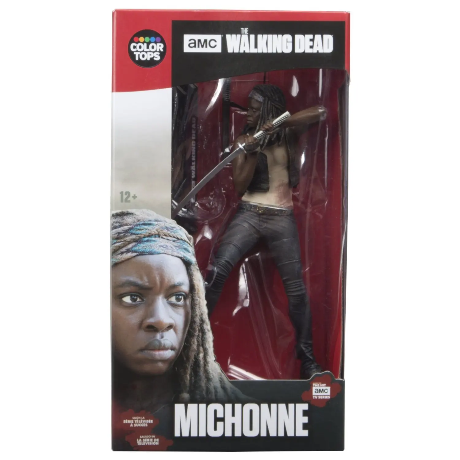 

Estartek Original McFarlane Toys 7inch The Walking Dead Michonne Red Wave #2 Collectible Action Figure for Fans Holiday Gift