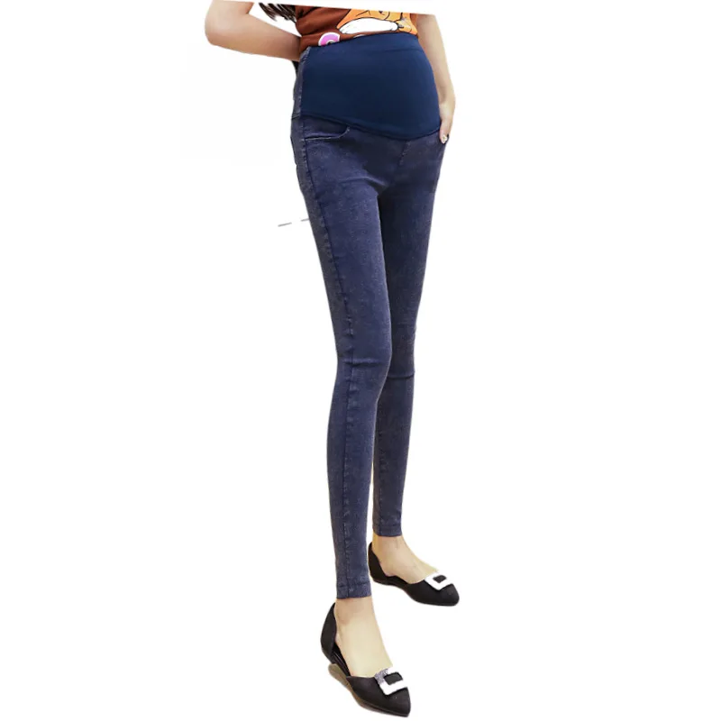 

Abdominal Adjustable Maternity Clothes Pregnancy Pants Fashion Pregnant Jeans Elastic Denim Support Bell M-2XL Trousers