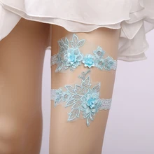 Свадебные Подвязки, Синие стразы, синяя вышивка, цветочные сексуальные подвязки для женщин/невесты, кольцо на бедро, подвязки для ног невесты