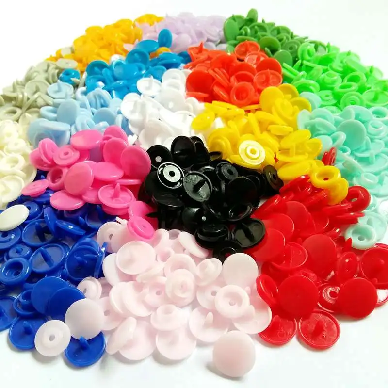 30 100set T5 baby Resin snap buttons plastic snaps clothing accessories