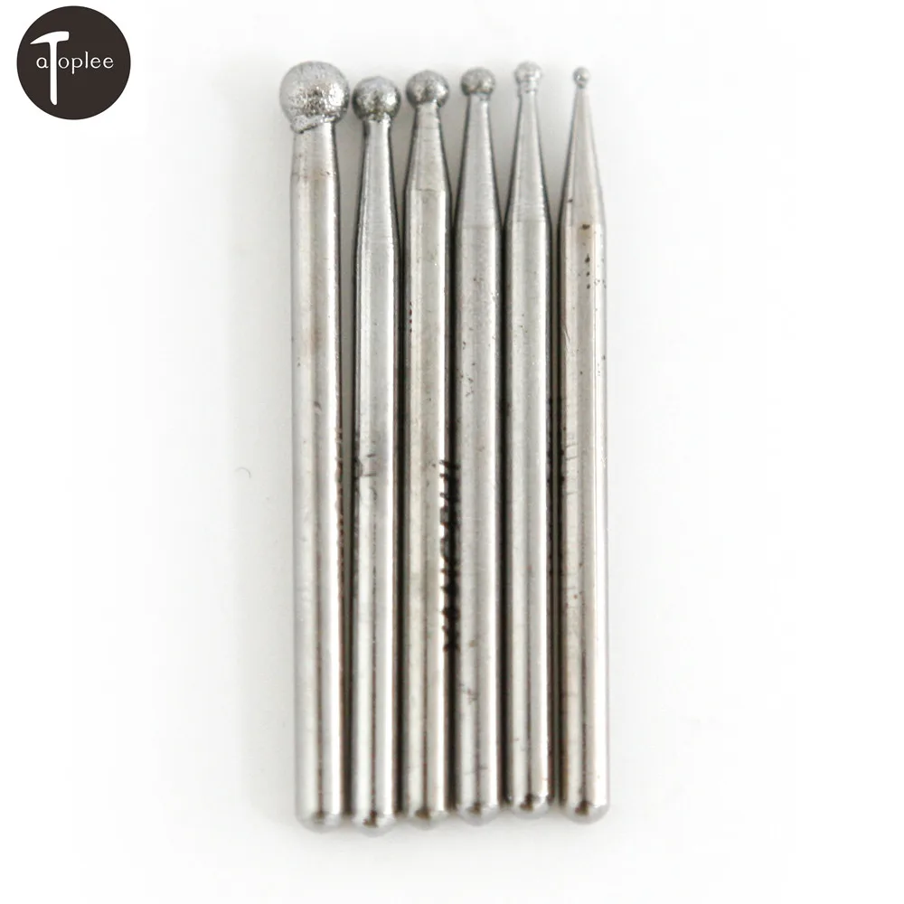 1pcs 3mm Shank Diamond Grinding Needle 1 4mm Head Cutter Jade Carving