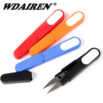 

1pcs Good Quality Embroidery Sewing Tool Snips Thrum Thread Beading Cutter Mini Scissor fishing scissors fishing tackle