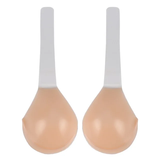 

2019 Breast Lift Up Reusable Nipple Covers, with Soft Lycra Surface and Skin-Friendly Adhesive Back Gel Tape