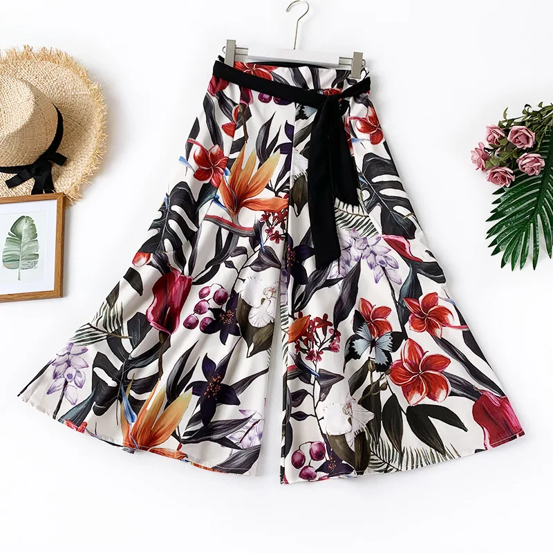 Wasteheart Summer Women Fashion Black White Long Loose Pants Wide Leg Pants High Waist Length Female Pants Pleated Plus Size Wasteheart Summer Women Fashion Black White Long Loose Pants Wide Leg Pants High Waist Length Female Pants Pleated Plus Size