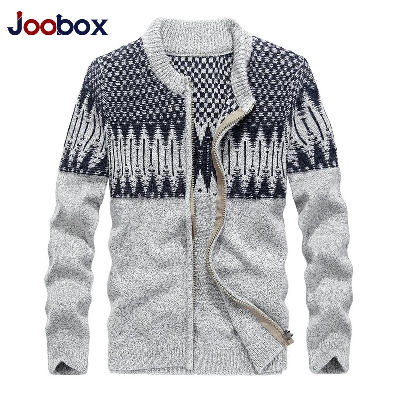 JOOBOX бренд 2017 высокое качество осень зима модные для мужчин s Кардиган свитеры для женщин Повседневное пальто толстый трикотаж пальт