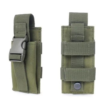 

Hunting Ammo Camo Bags Military Molle Pouch Tactical Single Pistol Magazine Pouch Knife Flashlight Shea