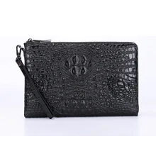 Мужской портфель сумка с крокодиловым узором из натуральной кожи мужская деловая сумка большой емкости деловая сумка мужская кожаная сумка