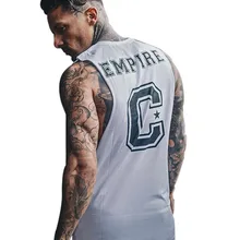 Brand gyms mens sleeveless Tank Tops Clothing Bodybuilding Undershirt vest Casual Fitness tank tops mens Breathable sportswear