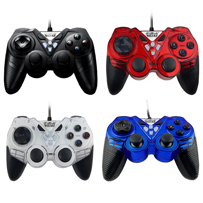 Vibration Joystick Dzhostik Wired USB PC Controller For TV PC Computer Steam Laptop For WinXPWin7Win8Win10 For Vista Gamepad (12)