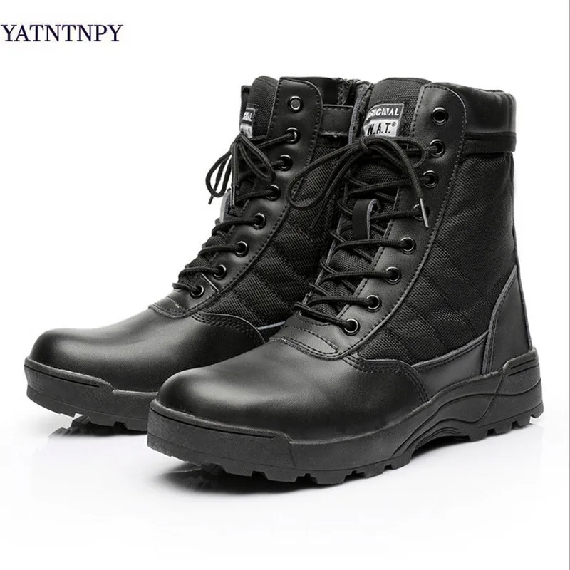 

YATNTNPY2018 new us Military leather boots for men Combat bot Infantry tactical boots askeri bot army bots army shoes erkek ayak