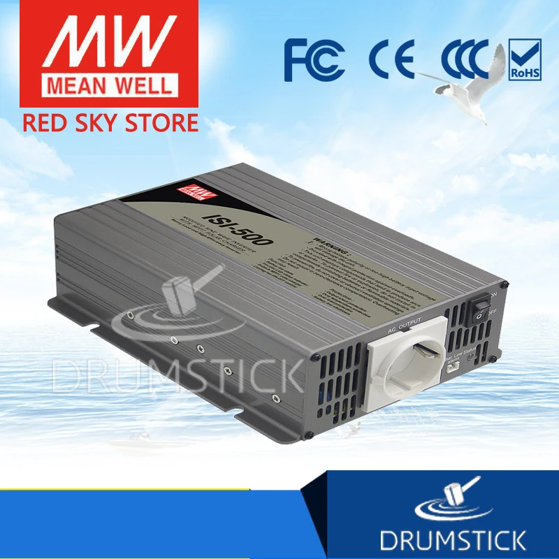 Meanwell ISI-500-148B Стандарт Европы 110 В meanwell ISI-500 500 Вт DC-AC инвертор с MPPT Солнечное