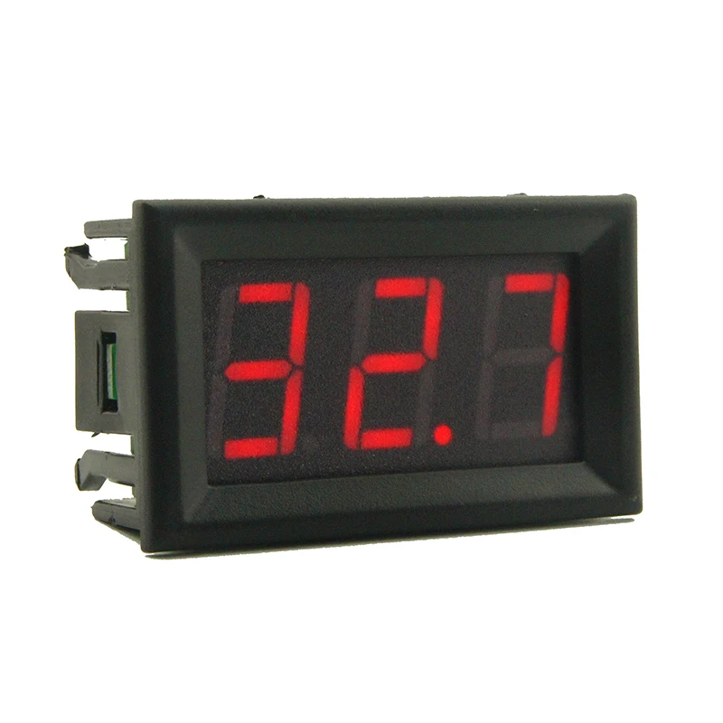 

0.56 Inch 0- 200V Three Wire DC Digital Voltmeter Accuracy Class 0.1% Reverse Connection Protection Four-color Optional