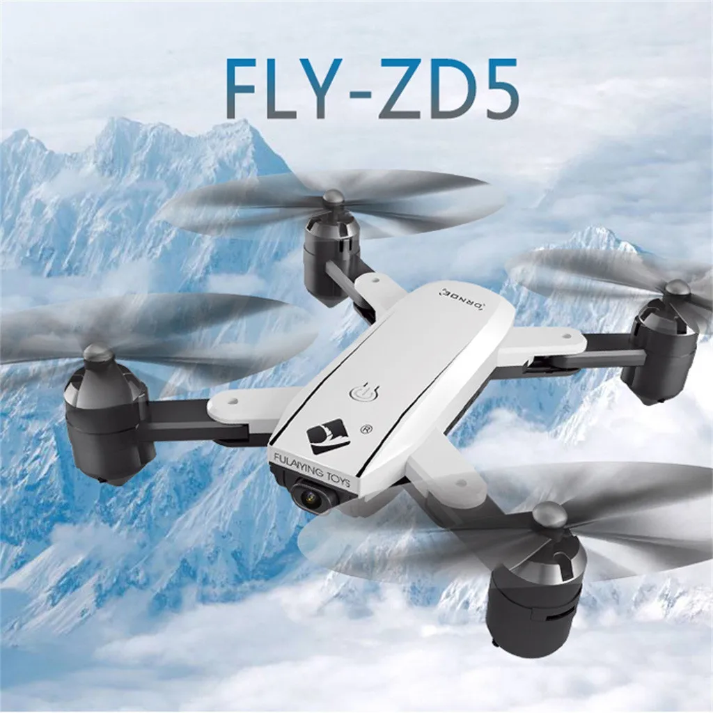 

ZD-5 WiFi FPV Remote Control Professional Foldable Quadcopter Dual camera Optical Flow Positioning Drone 2MP 720P HD Camera