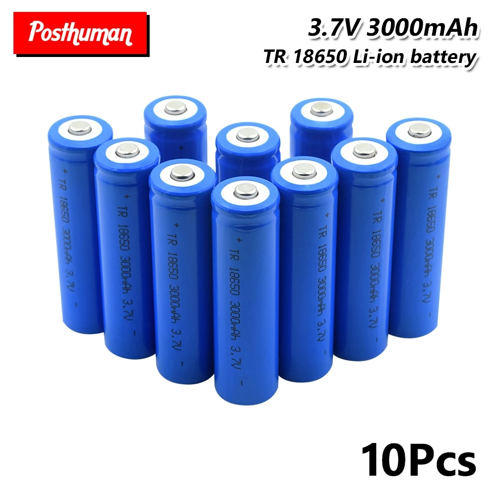 

3.7V 3000mAh 18650 Battery Power Lithium Li-ion Rechargeable batteries 3000mAh 3.7V Rechargeable Cell Bateria