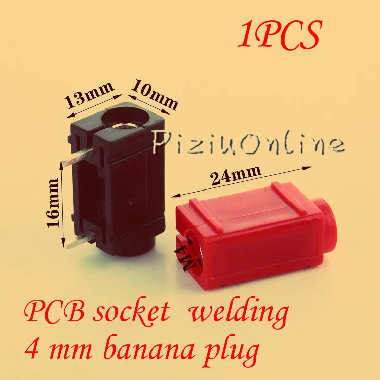 

1PCS/LOT YT218 Banana Jack 4 mm Banana Plug Silver-plated Copper PCB Socket Circuit boards welding Free Shipping