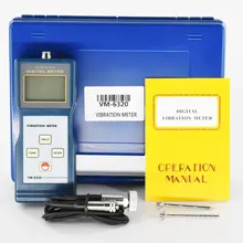 VM-6320 Цифровой Виброметр тестер вибрации анализатор Высокая точность 10 Гц~ 1 кГц скорость