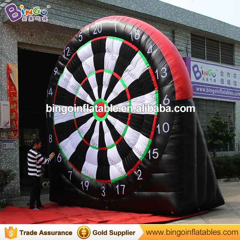 Buy 4m/13ftH inflatable football dart game,giant inflatable dart board game BG
